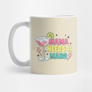 Mama Needs A Marg Vintage Mother Day Spicy Margarita Mug